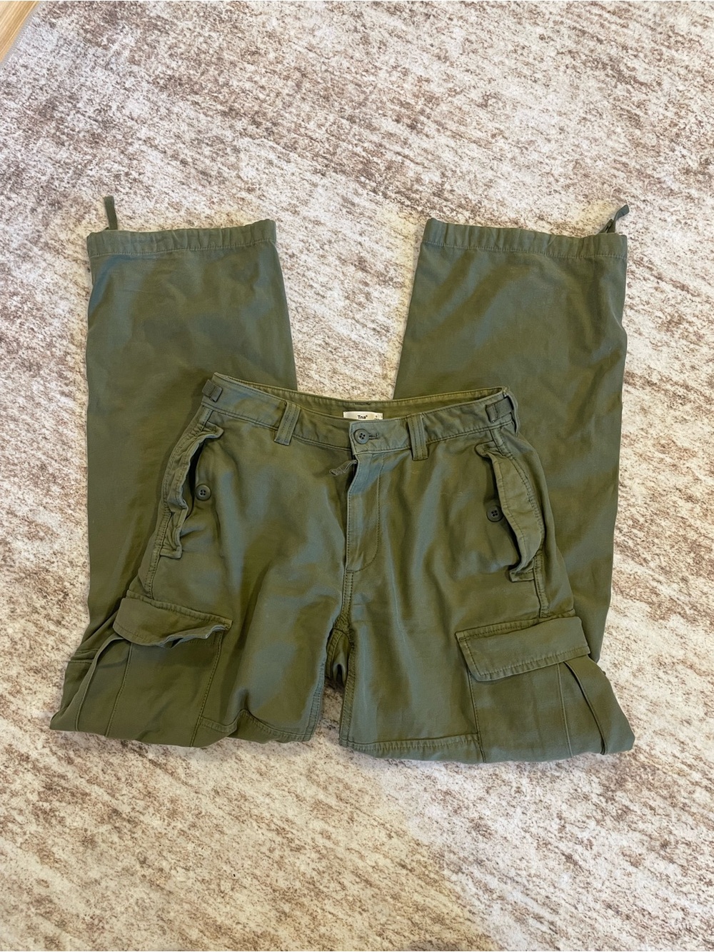 TNA Olive Green Cargo Pants